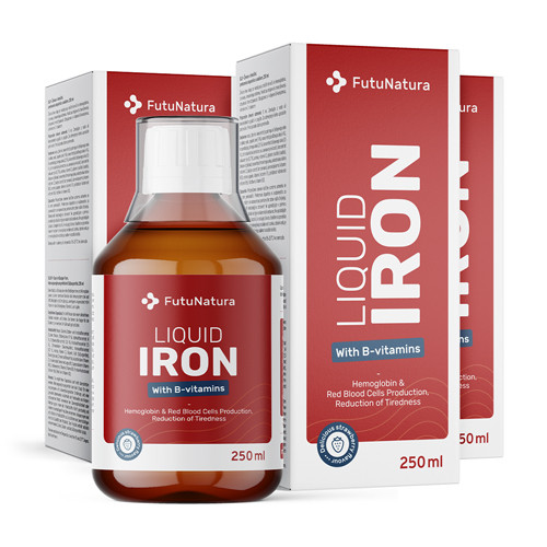 3x Hierro – líquido, en total 750 ml