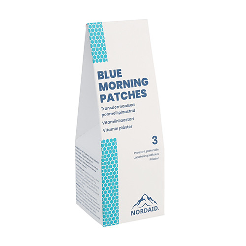 Blue Morning parches regeneradores con vitaminas, 3 parches