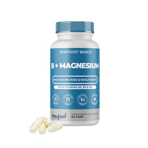 Magnesio+ B6, B9, B12, 60 cápsulas