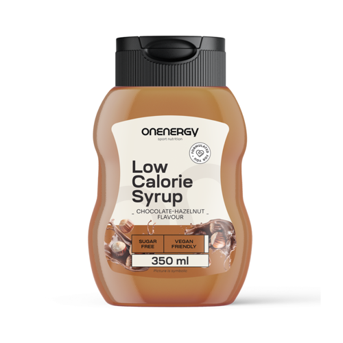 Sirope bajo en calorías con endulzantes: chocolate y avellana, 350 ml