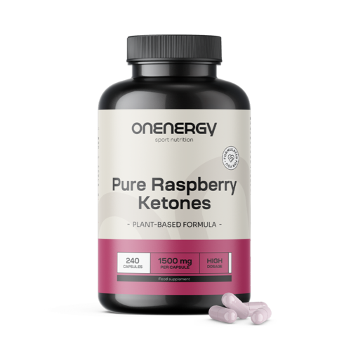Cetonas de frambuesa 1500 mg, 240 cápsulas