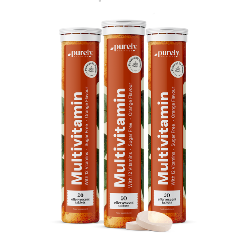 3x Multivitaminas - comprimidos efervescentes, en total 60 comprimidos efervescentes