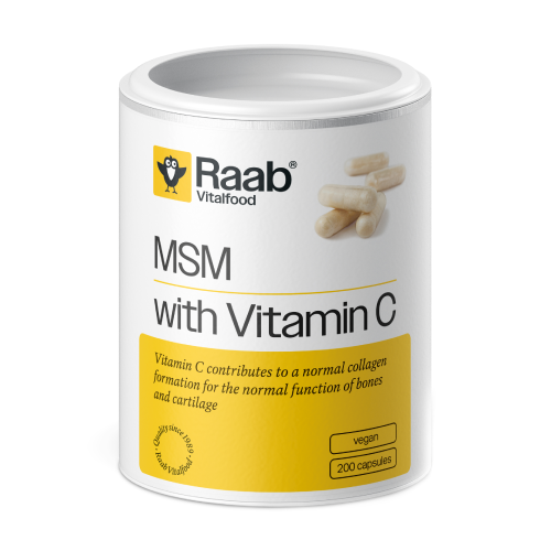 MSM + vitamina C, 200 cápsulas