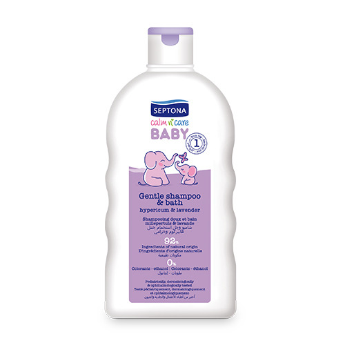 Champú y gel de baño para bebés - hipérico y lavanda, 200 ml