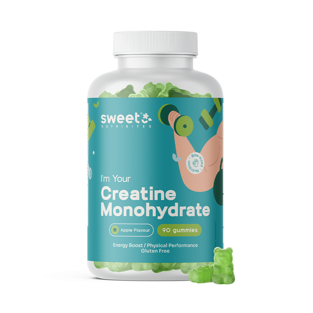 Monohidrato de creatina 3000 mg – manzana