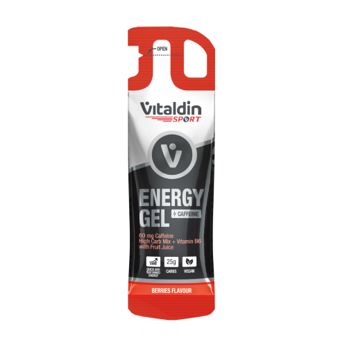 Gel energético de Cafeína y bayas, 40 g