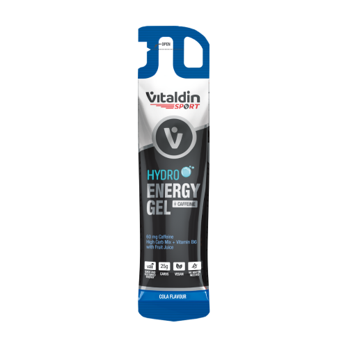 HYDRO Gel energético con cafeína - cola, 55 ml