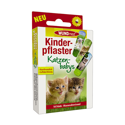 Parches infantiles – gatitos, 10 piezas