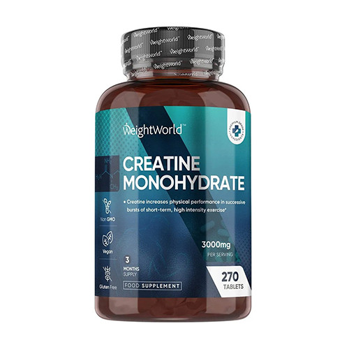 Creatina monohidrato 3000 mg, 270 comprimidos
