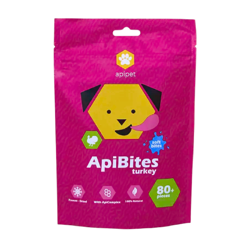 ApiBites přírodní sušenky pro psy – krůtí , 40 g