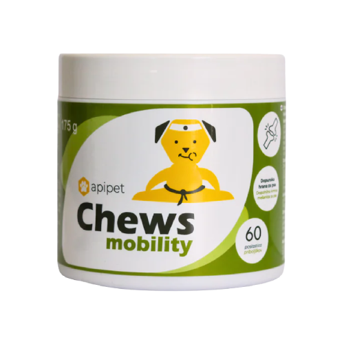 Chews Mobility – pamlsky pro psy, 60 žvýkacích pamlsků