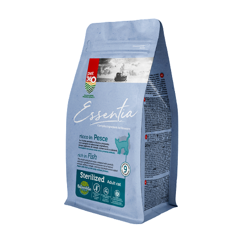 Granule pro sterilizované kočky a kočky s nadváhou – losos a tuňák, 300 g