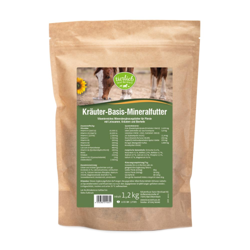 Bylinno-minerální směs ve formě pelet - pro koně, 1,2 kg