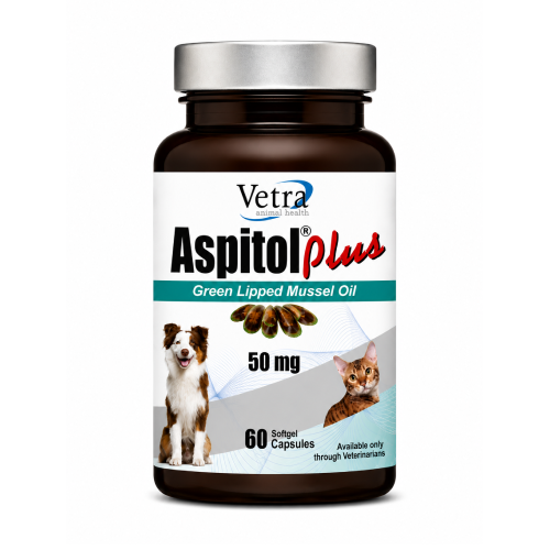 Aspitol Plus – podpora kloubů pro psy a kočky, 60 měkkých kapslí