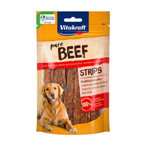 Beef Strips pamlsky pro psy – hovězí, 80 g