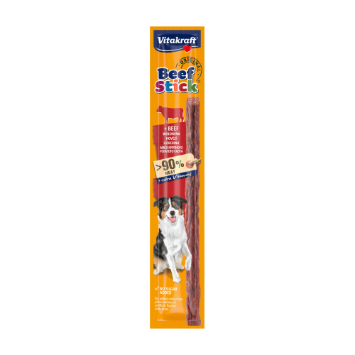 Beef Stick pamlsky pro psy – hovězí, 12 g