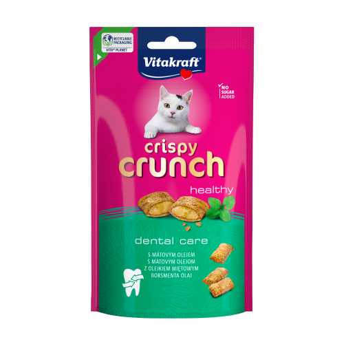 Crispy Crunch Dental Care pamlsky pro kočky, 60 g