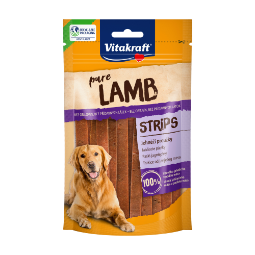 Lamb Strips  pamlsky pro psy – jehněčí, 80 g