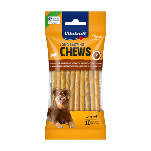 Long Lasting Chews žvýkací tyčinky pro psy – 12,5 cm, 10 tyčinek