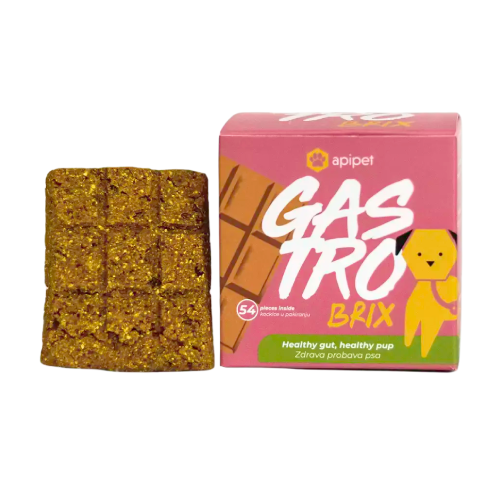 Brix Gastro – συμπλήρωμα πέψης για σκύλους σε μπάρα, 54 κύβοι
