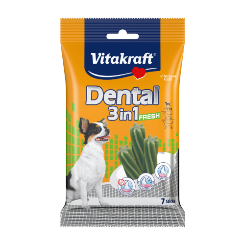 Dental Fresh 3in1 μασώμενα sticks για σκύλους – XS, 7 τεμάχια