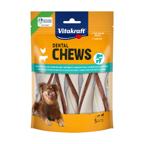 Μασώμενα sticks Dental Chews με κοτόπουλο για σκύλους – M, 5 sticks