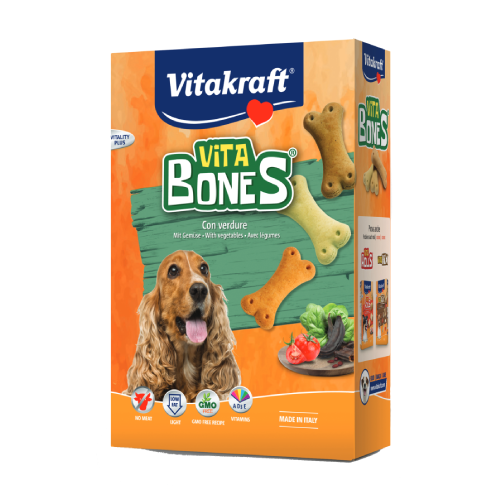 Λιχουδιές Vita Bones για σκύλους – με λαχανικά, 400 γρ