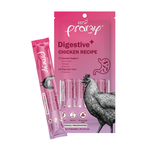 Digestive – przysmak z kurczakiem dla kotów, 56 g