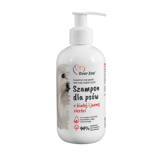Šampón pre psy s bielou alebo svetlou srsťou, 250 ml