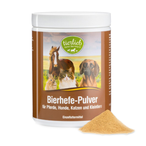 Pivovarské kvasnice v prášku – pre psy, mačky, kone a malé zvieratá, 600 g