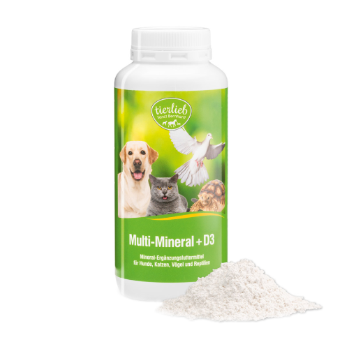 Multi Mineral D3 pre psov, mačky, vtáky a plazy, 200 g