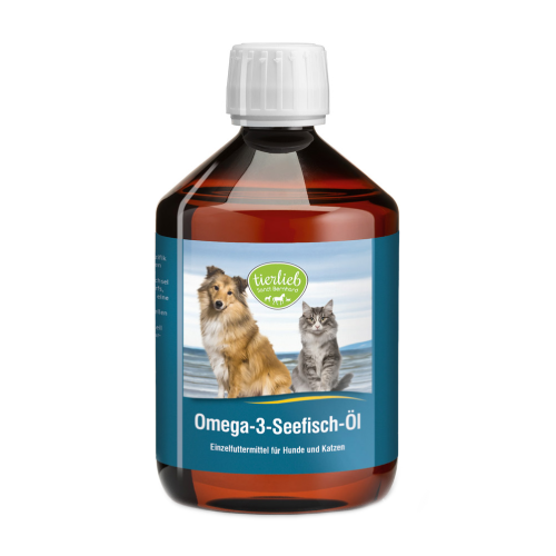 Rybí olej s omega-3 – pre psov a mačky.