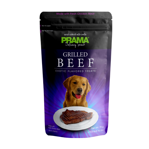 Grilled beef – maškrta pre psy, 70 g