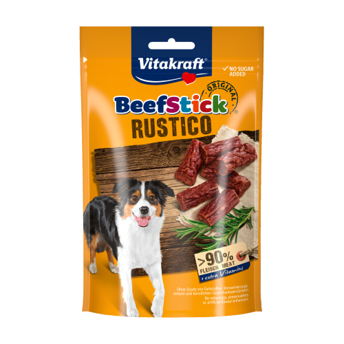 Beef Stick Rustico žuvacie tyčinky pre psy, 55 g