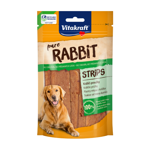 Rabbit Strips mašrkty pre psov – zajac, 80 g