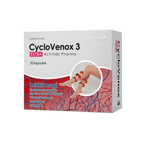CycloVenox 3 - pour jambes fatiguées, 30 gélules