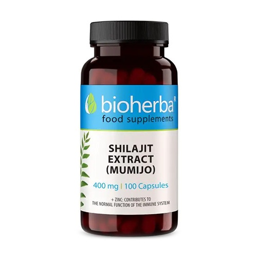 Shilajit (Mumia) 400 mg, 100 gélules