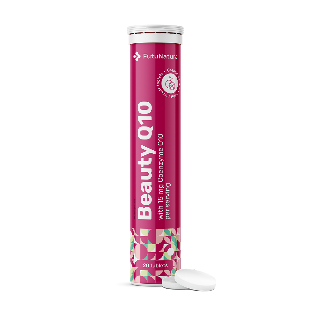 Beauté Q10 - comprimés effervescents avec coenzyme Q10.