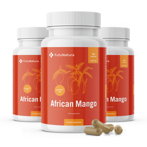 3x Extrait de mangue africaine (10:1), ensemble 540 gélules