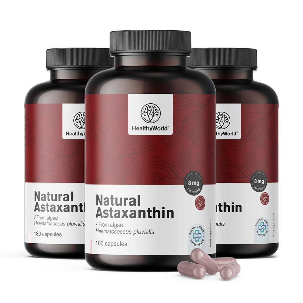 Naravni astaksantin 8 mg v kapsulah