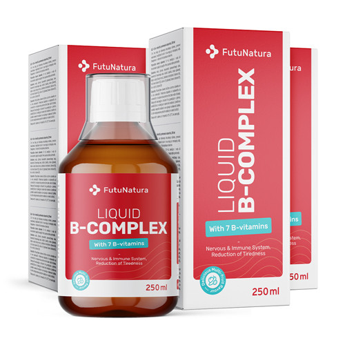 3x B-complexe - sous forme liquide, ensemble 750 ml