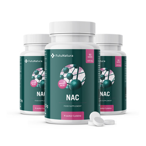 3x NAC 600 mg, ensemble 270 comprimés