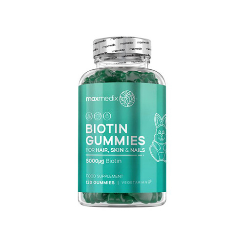 Biotine Complexe - peau et cheveux, 120 gummies