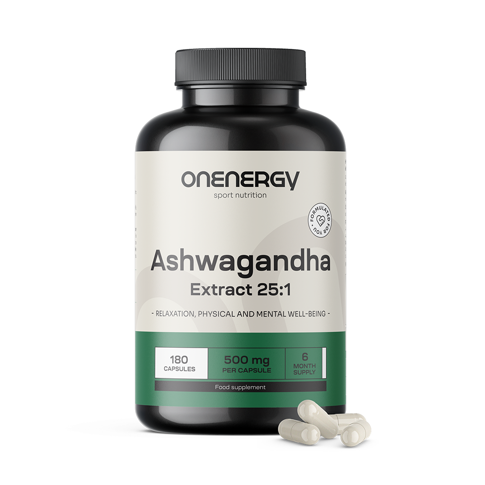 Ashwagandha 500 mg – extrait 25:1