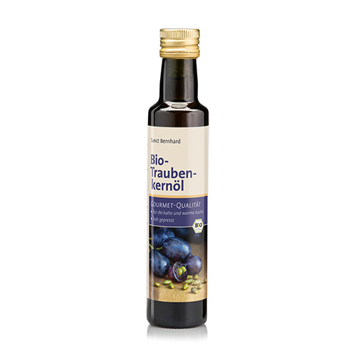 Huile de pépins de raisin 100% pure - BIO, 250 ml