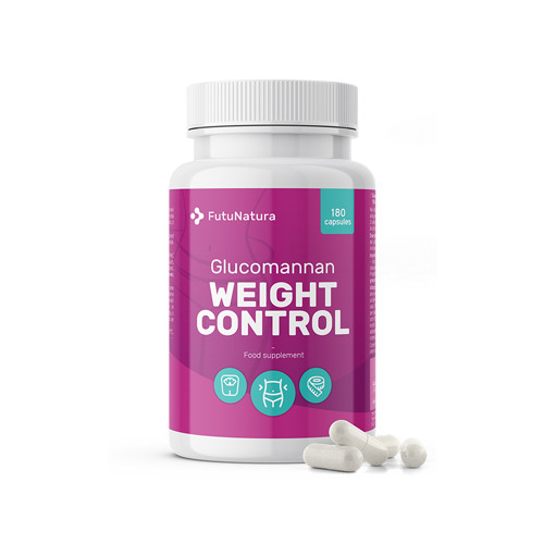 Weight Control Γλυκομαννάνη + χρώμιο, 180 κάψουλες