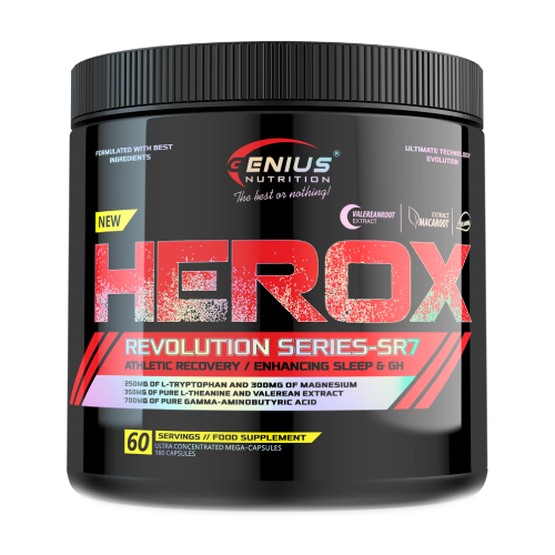 Herox – σύμπλεγμα με GABA, L-θεανίνη και L-τρυπτοφάνη, 180 κάψουλες