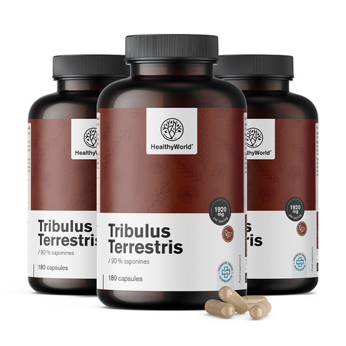 3x Τριβόλι 1920 mg, συνολικά 540 κάψουλες