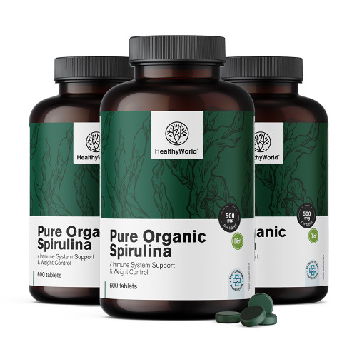 3x ΒΙΟ Σπιρουλίνα 500 mg, συνολικά 1800 δισκία