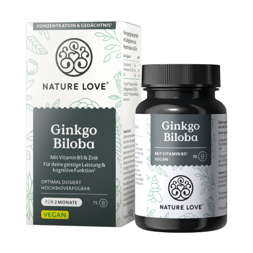 Ginkgo biloba 75 mg, 75 κάψουλες